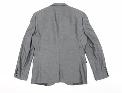 Next Men's Grey Classic Blazer, Size 42 Regular