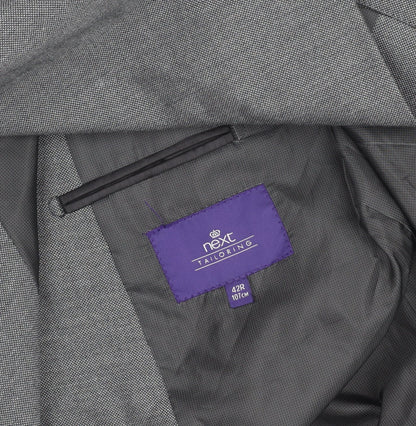 Next Men's Grey Classic Blazer, Size 42 Regular