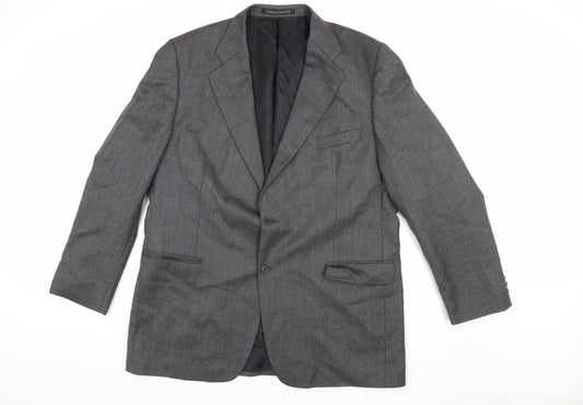 Marks and Spencer Men's Grey Wool Blazer 46L