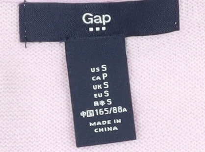 Gap Women's Pink Cardigan S V-Neck Long Sleeve