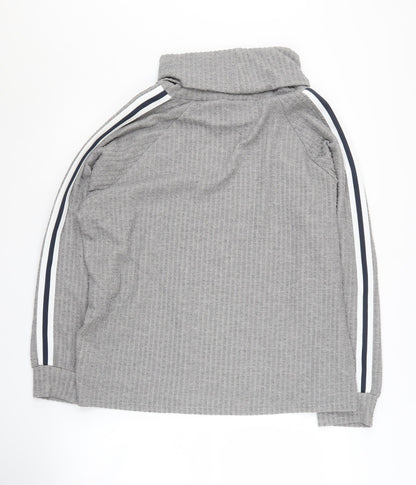Klass Women's Grey Roll Neck Pullover Jumper XL