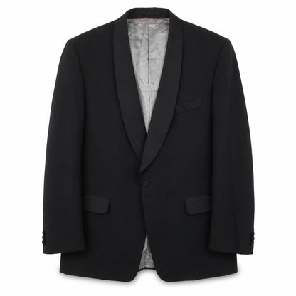 Armando Men's Black Tuxedo Jacket, 42, Shawl Lapel, Formal
