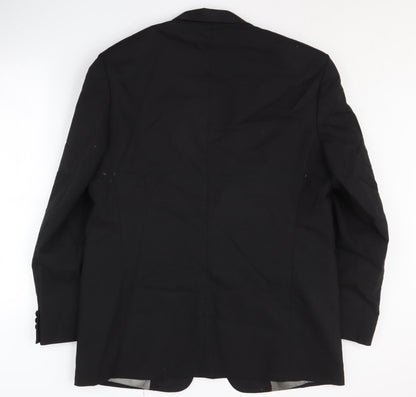 Armando Men's Black Tuxedo Jacket, 42, Shawl Lapel, Formal