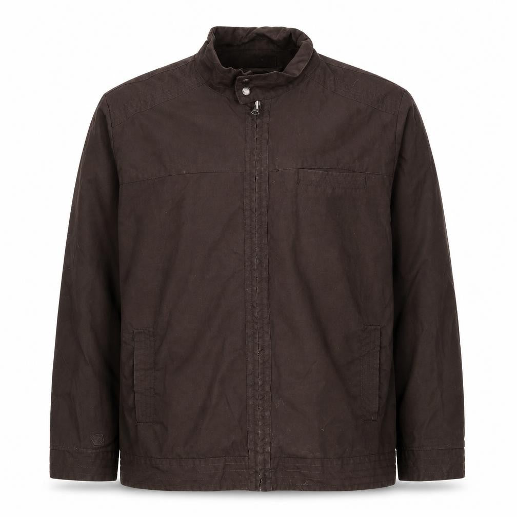 Rocha John Rocha Men's Brown 2XL Basic Jacket Nylon