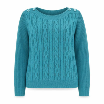 Lakeland Women's Blue Pullover Jumper M/L