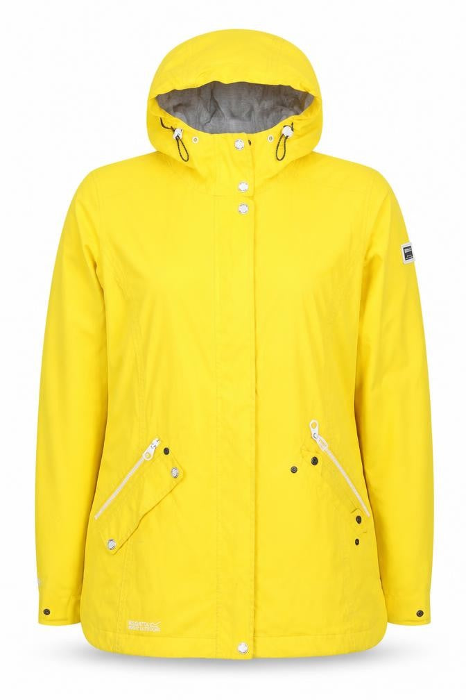 Regatta Women's Yellow Waterproof Raincoat UK 16