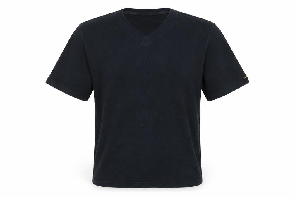 Wrangler Men's Black V-Neck T-Shirt, Size L