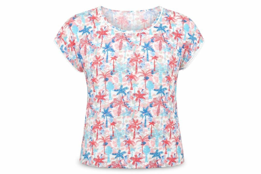 ISLE ESSENTIALS Women's Multicoloured Floral T-Shirt S