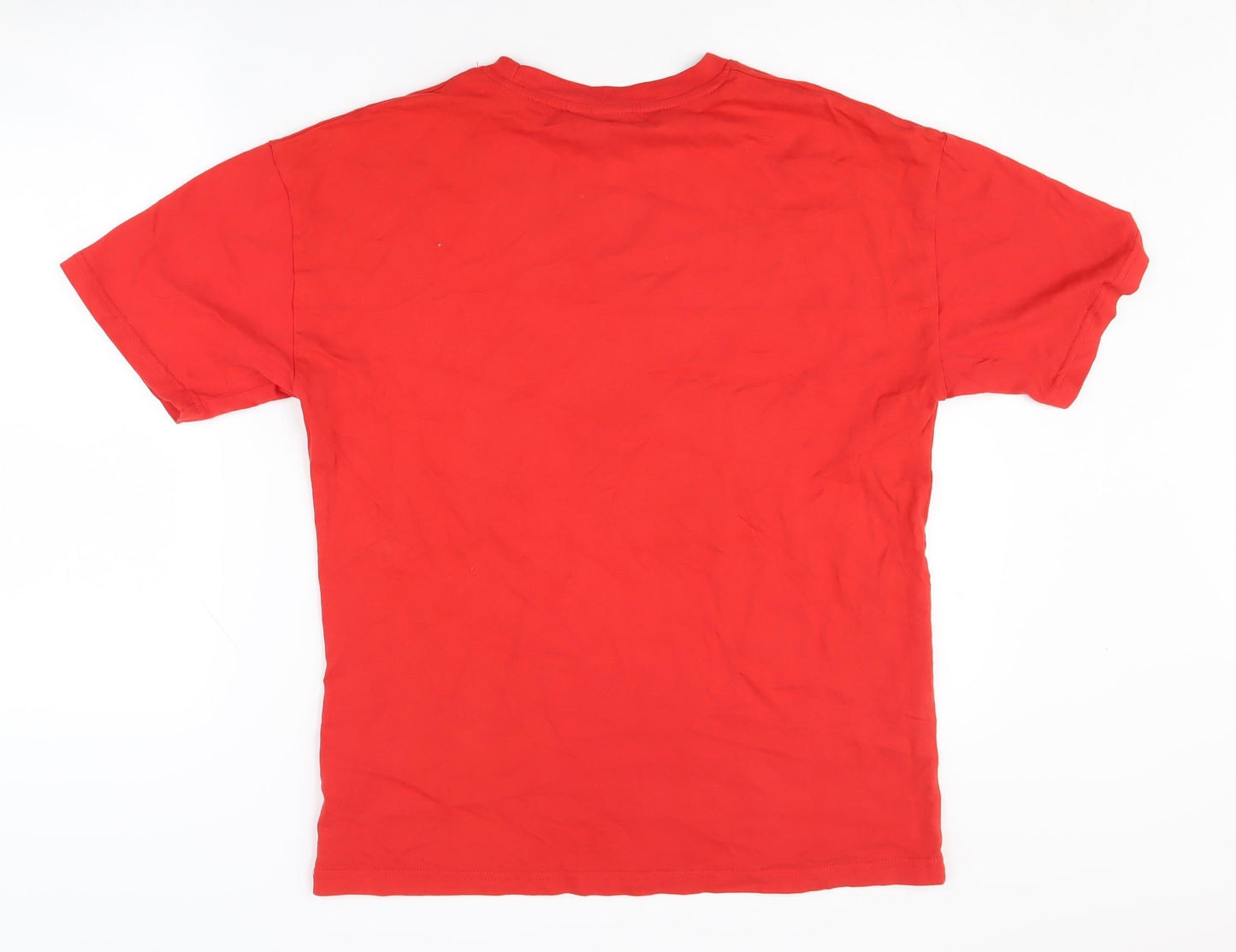 Disney Red XS Unisex Christmas T-Shirt