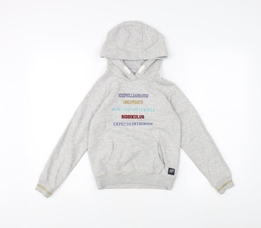 Marks and Spencer Boys Harry Potter Hoodie, Grey, 8-9 Years