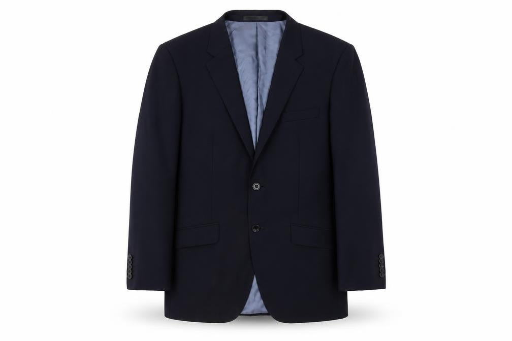 T.M. Lewin Men's Blue Regular Fit Suit Jacket 39R