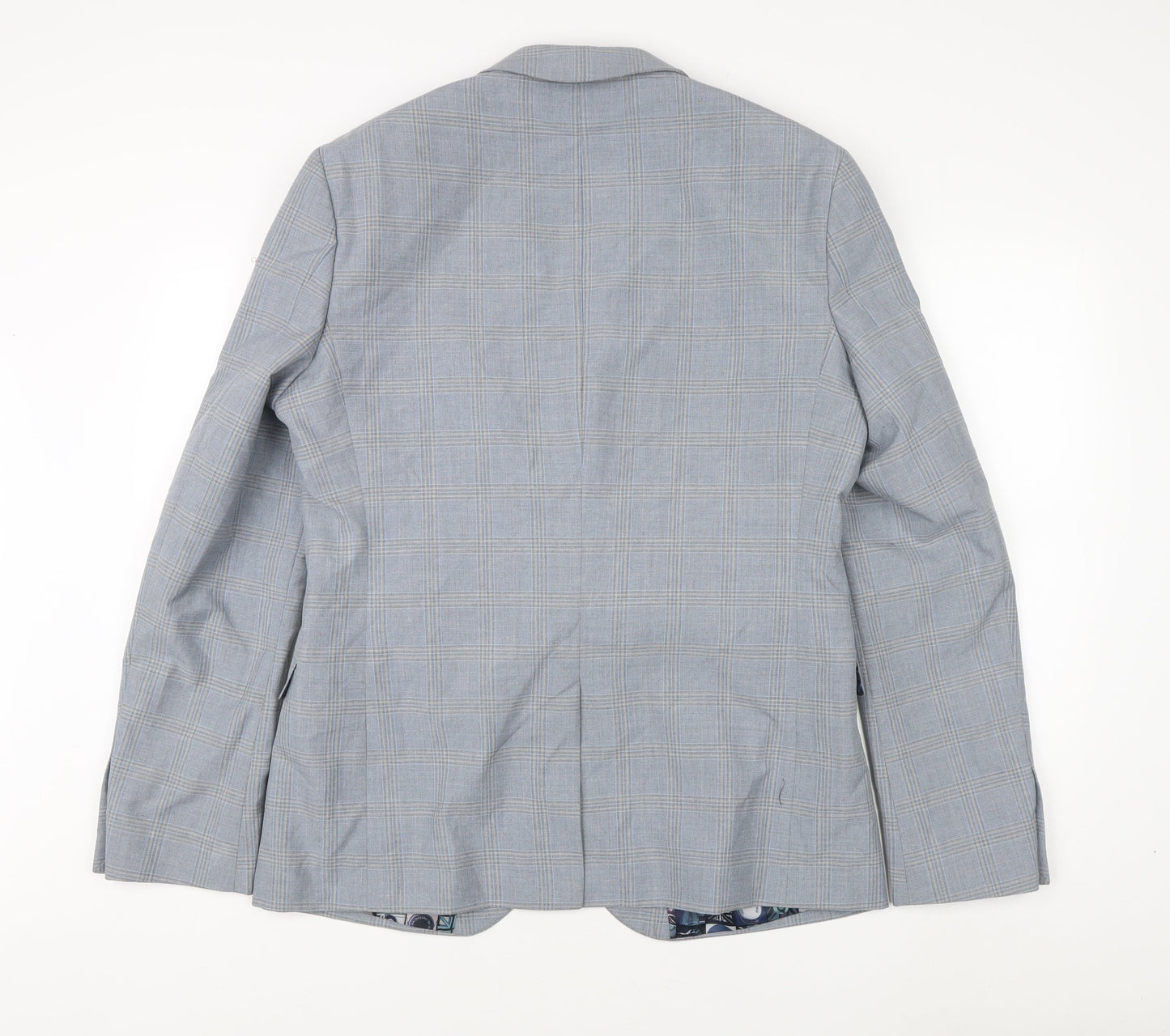 Ben Sherman Men's Grey Single Breasted Suit Jacket Size 42 Regular