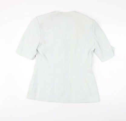 Gina Women's White Suit Jacket, Size 14
