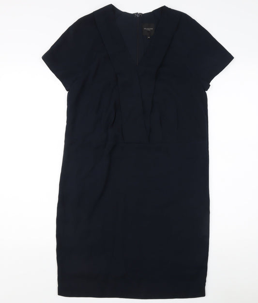 Selected Femme Women's Black Sheath Dress, Size 6