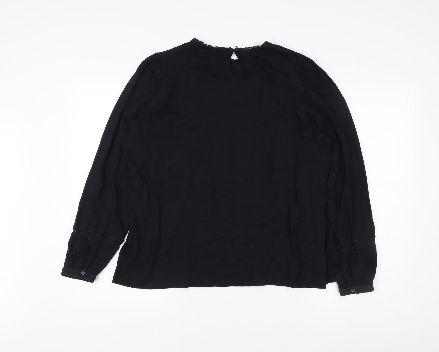 Marks and Spencer Women's Black Blouse Size 12