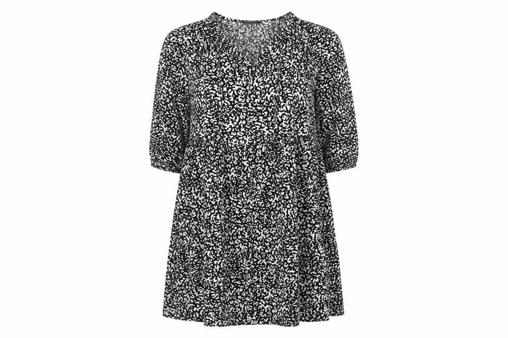 Marks & Spencer Women's Black Animal Print Dress