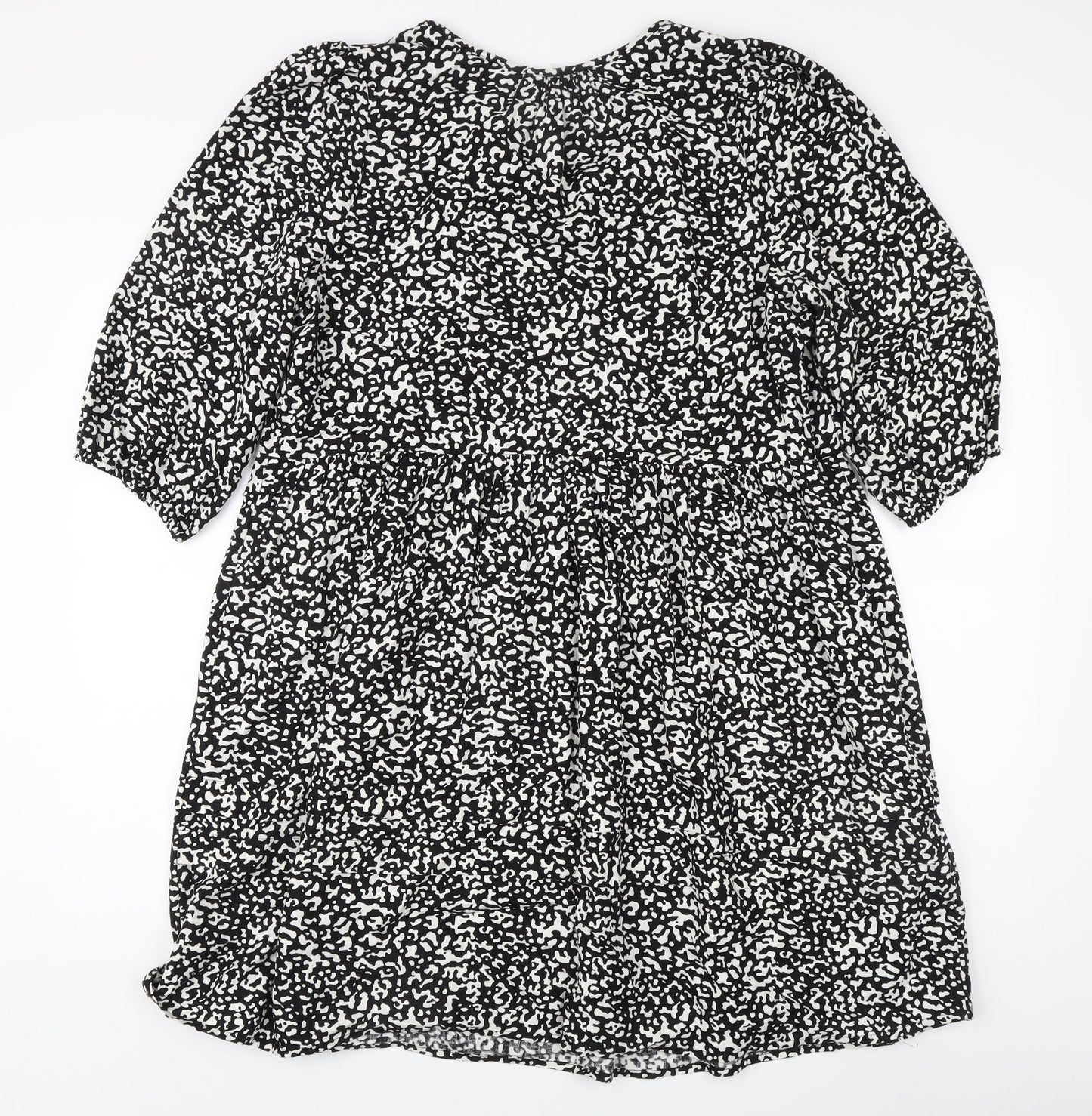 Marks and Spencer Women's Black Animal Print Dress