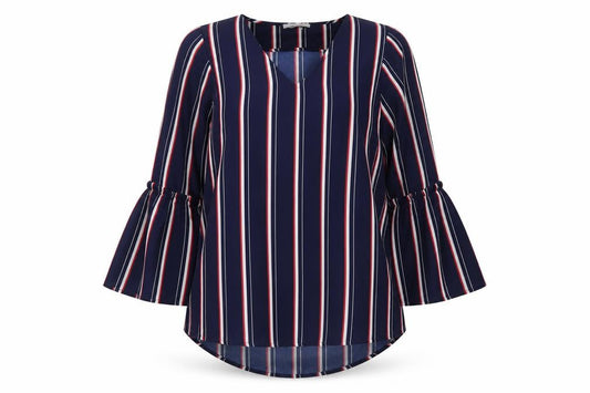 Marks and Spencer Women's Blue Striped Tunic, Size 12