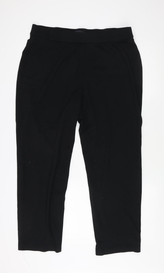 Marks and Spencer Women's Black Trousers Size 18