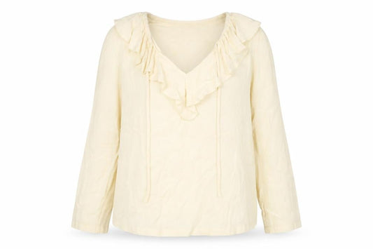 Marks and Spencer Women's Ivory Long Sleeve Top Size 16