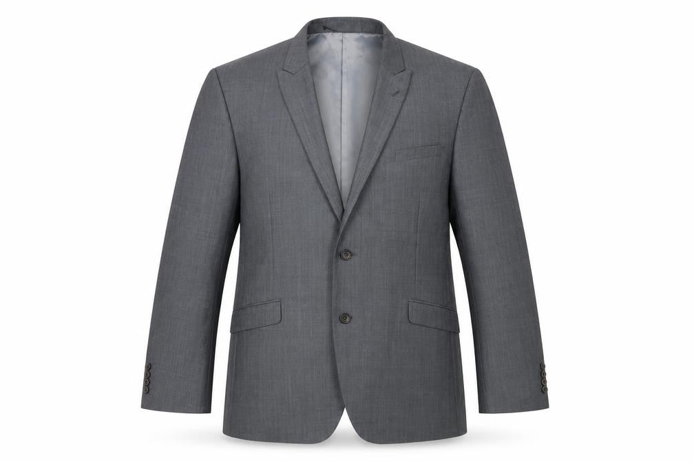 Fellini Men's Grey Blazer Size 48 Regular Fit