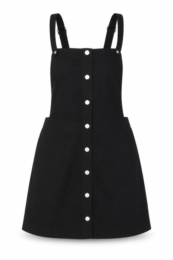 H&M Black Pinafore Dress - Women's Size 10
