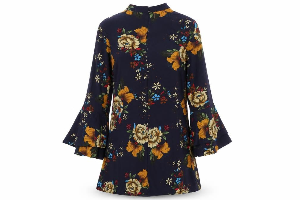 Yoins Women's Multicoloured Floral M Dress