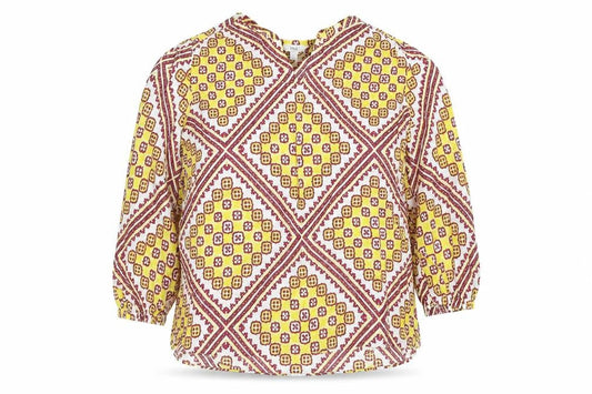 Marks and Spencer Women's Multicoloured Geometric Blouse