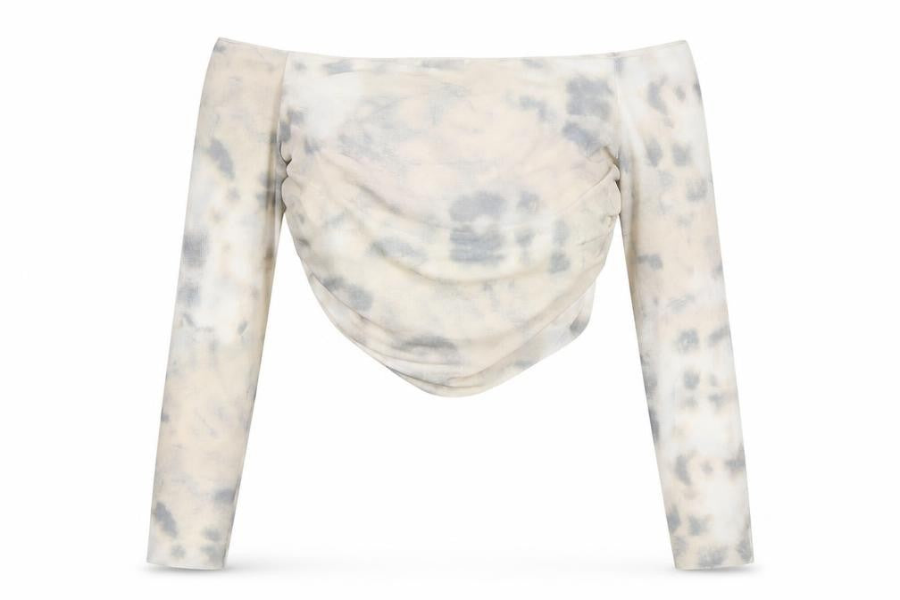Zara Women's Multicoloured Off Shoulder Top, Size 12