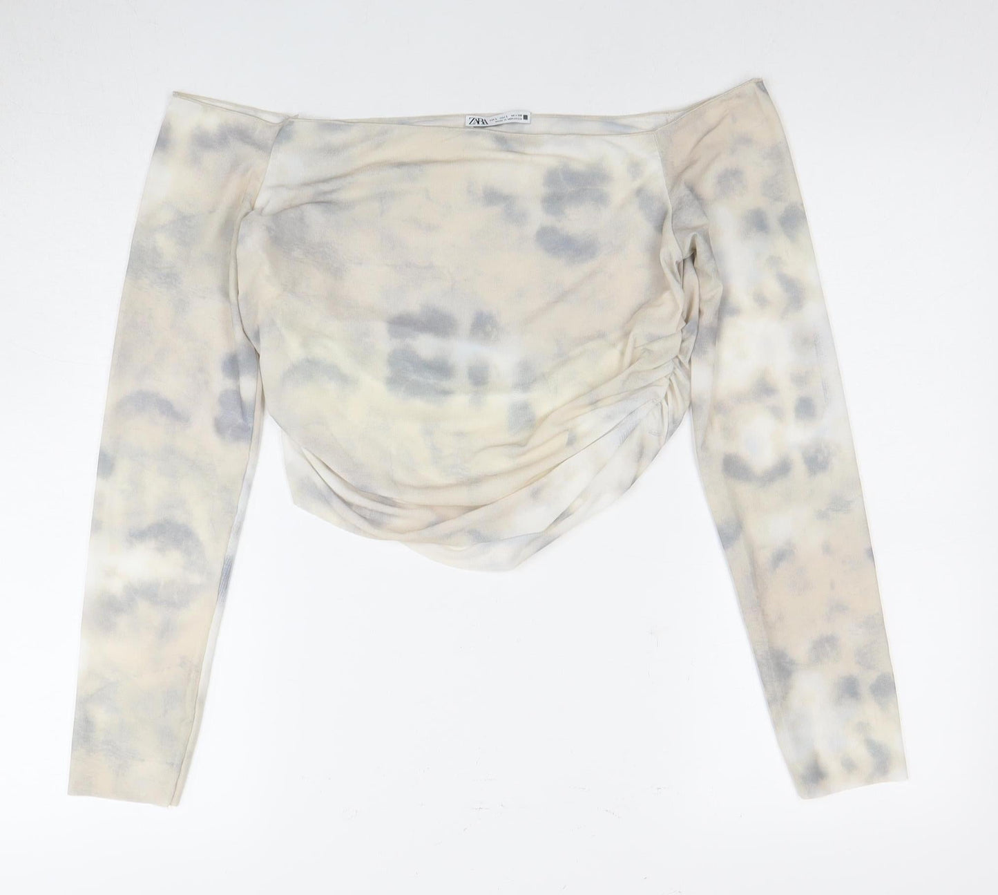 Zara Women's Multicoloured Off Shoulder Top, Size 12