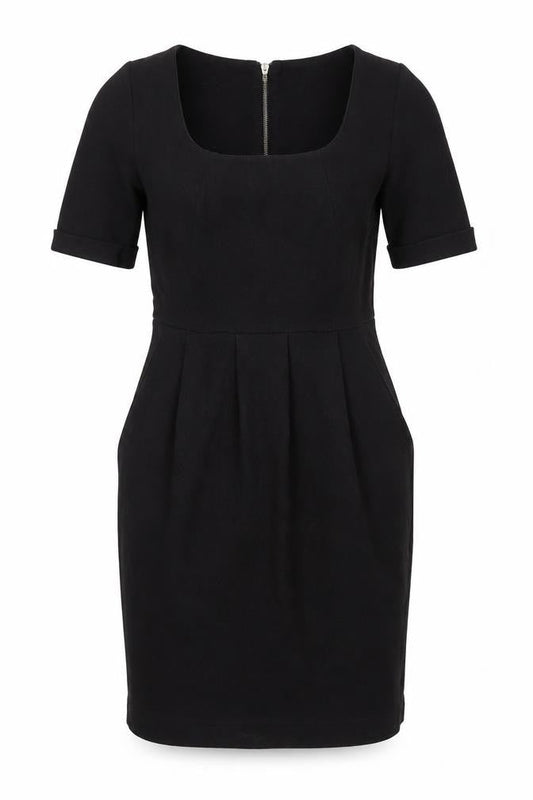 H&M Women's Black Knee Length Sheath Dress 6