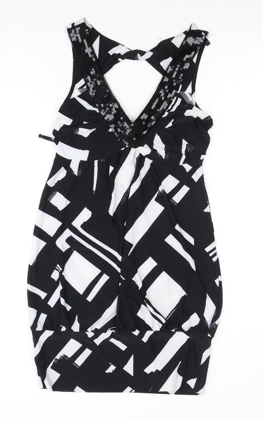 New Look Women's Black Size 8 Sleeveless Dress