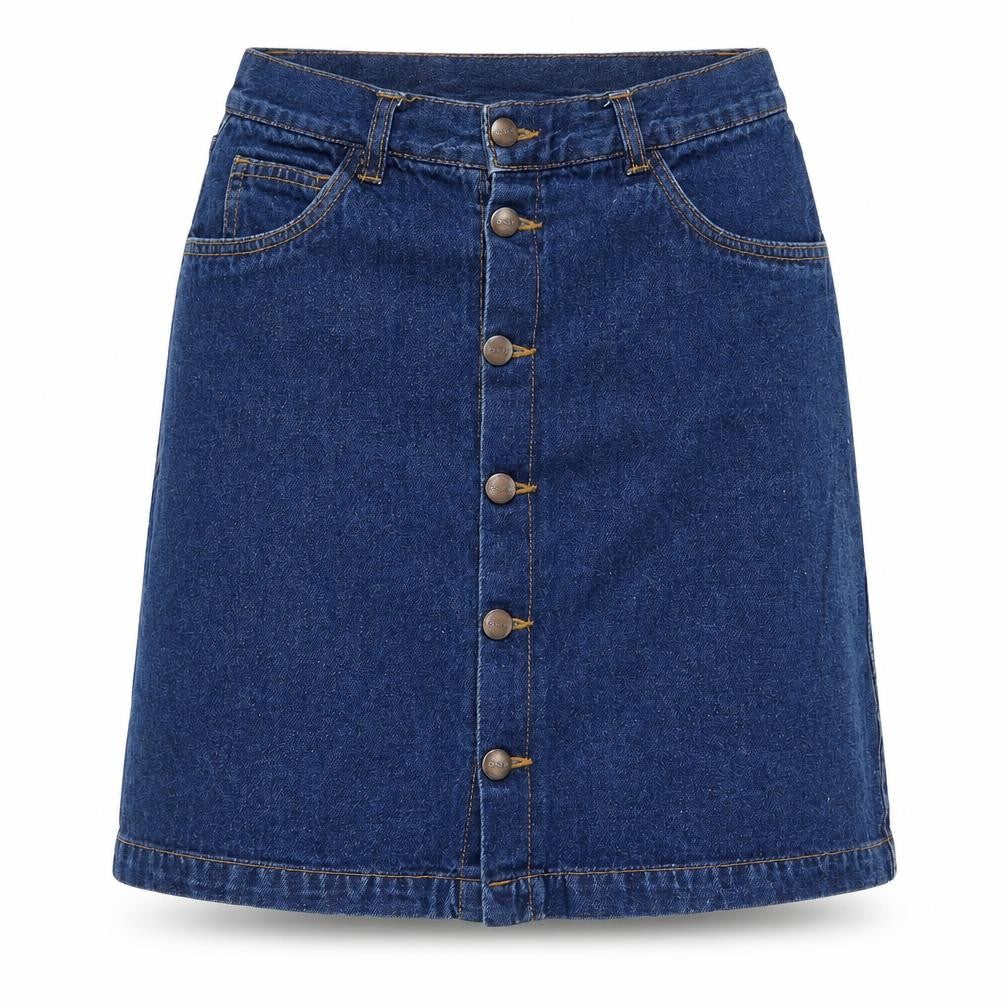 Only Women's Blue Denim Skirt Size 6 with Pockets