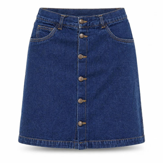 Only Women's Blue Denim Skirt Size 6 with Pockets