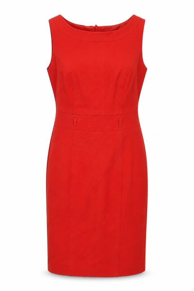 Marks & Spencer Women's Red Belted Dress Size 14