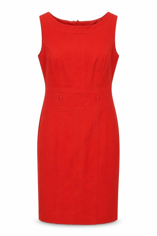 Marks & Spencer Women's Red Belted Dress Size 14