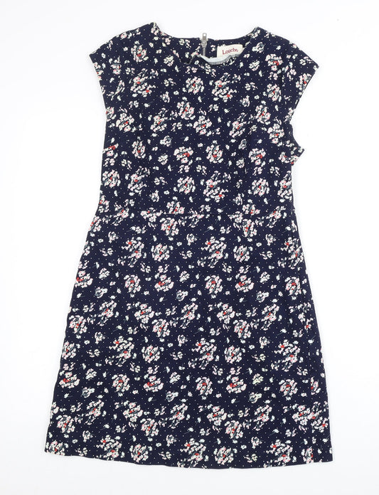 Louche Women's Multicoloured Floral Shift Dress Size 8