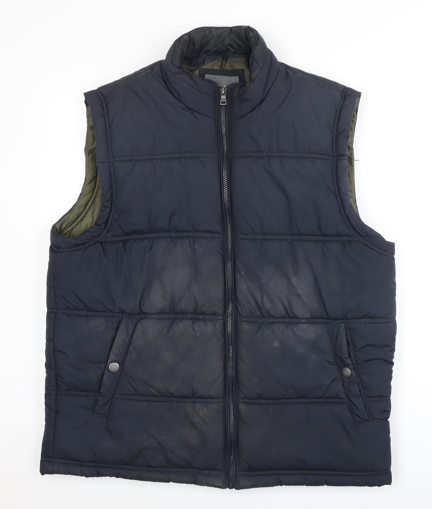 Marks and Spencer Men's Blue Puffer Waistcoat L