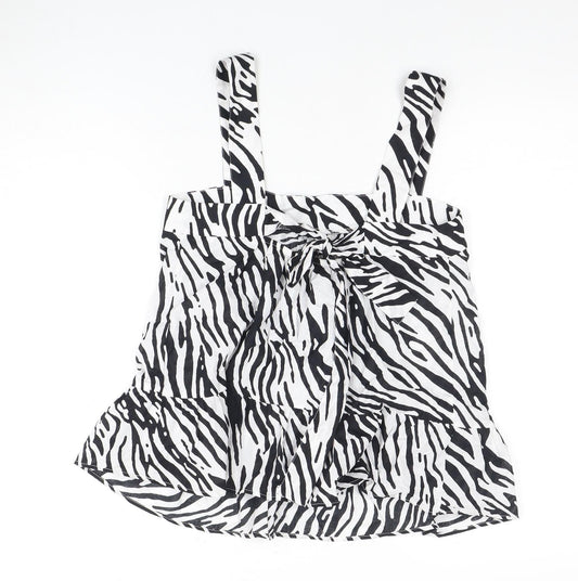 Marks and Spencer Women's Zebra Print Top Size 8