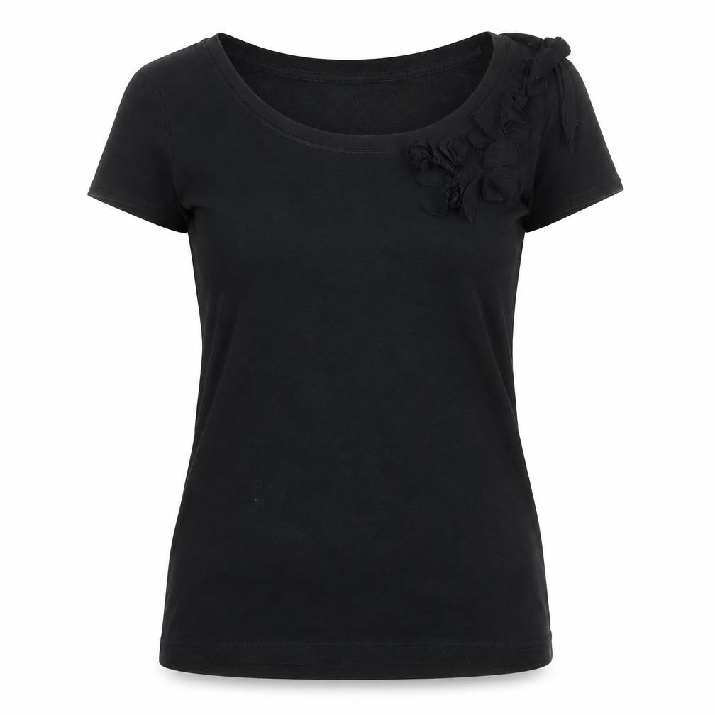 Ann Taylor LOFT Women's Black T-Shirt, Size M