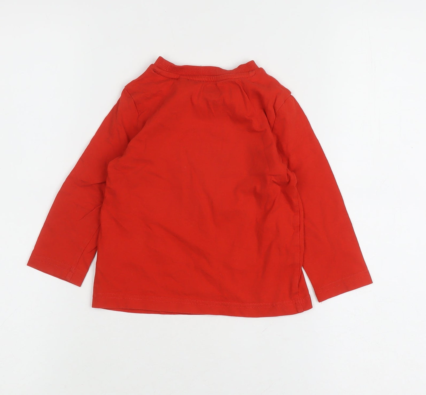 Boys Paw Patrol Red T-Shirt, Long Sleeve, Size 12-18M