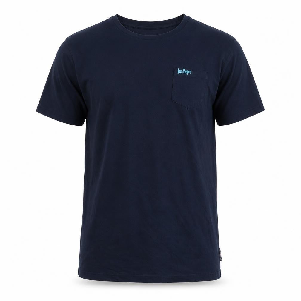 Lee Cooper Men's Blue Cotton T-Shirt in Size L
