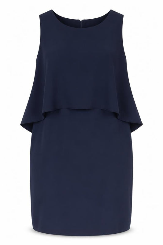 Glamour Women's Blue Sheath Dress Size 16