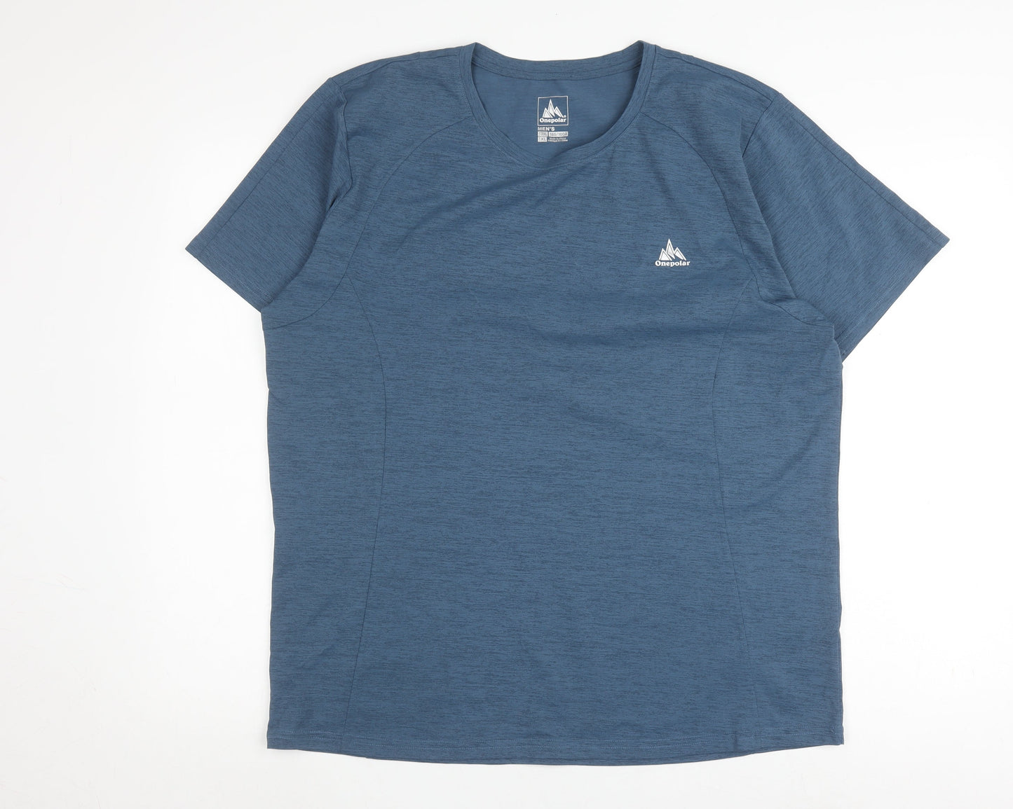 Onepolar Men's Blue XL Crew Neck T-Shirt