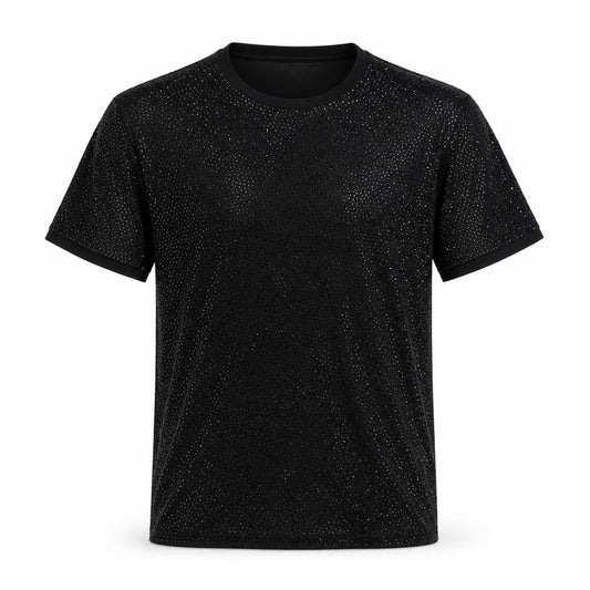 By Malene Birger Black Sequin Unisex Shirt Medium