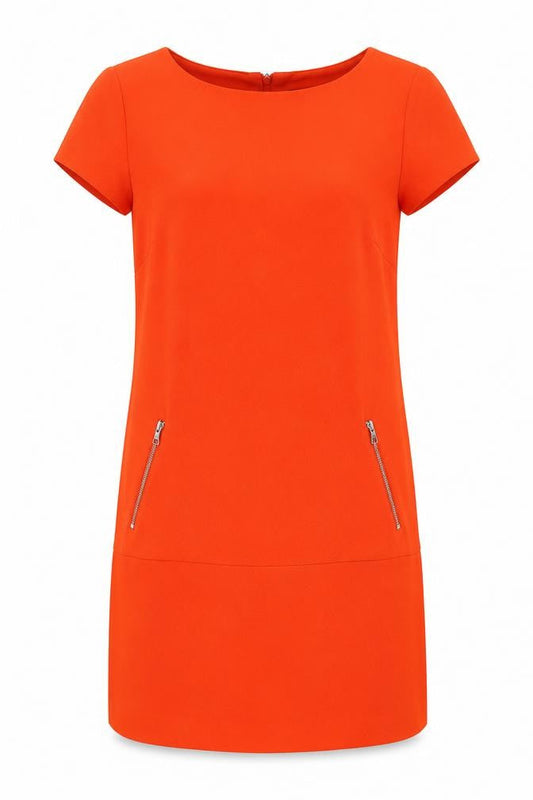 Wallis Women's Orange Shift Dress, Size 12, Casual Summer