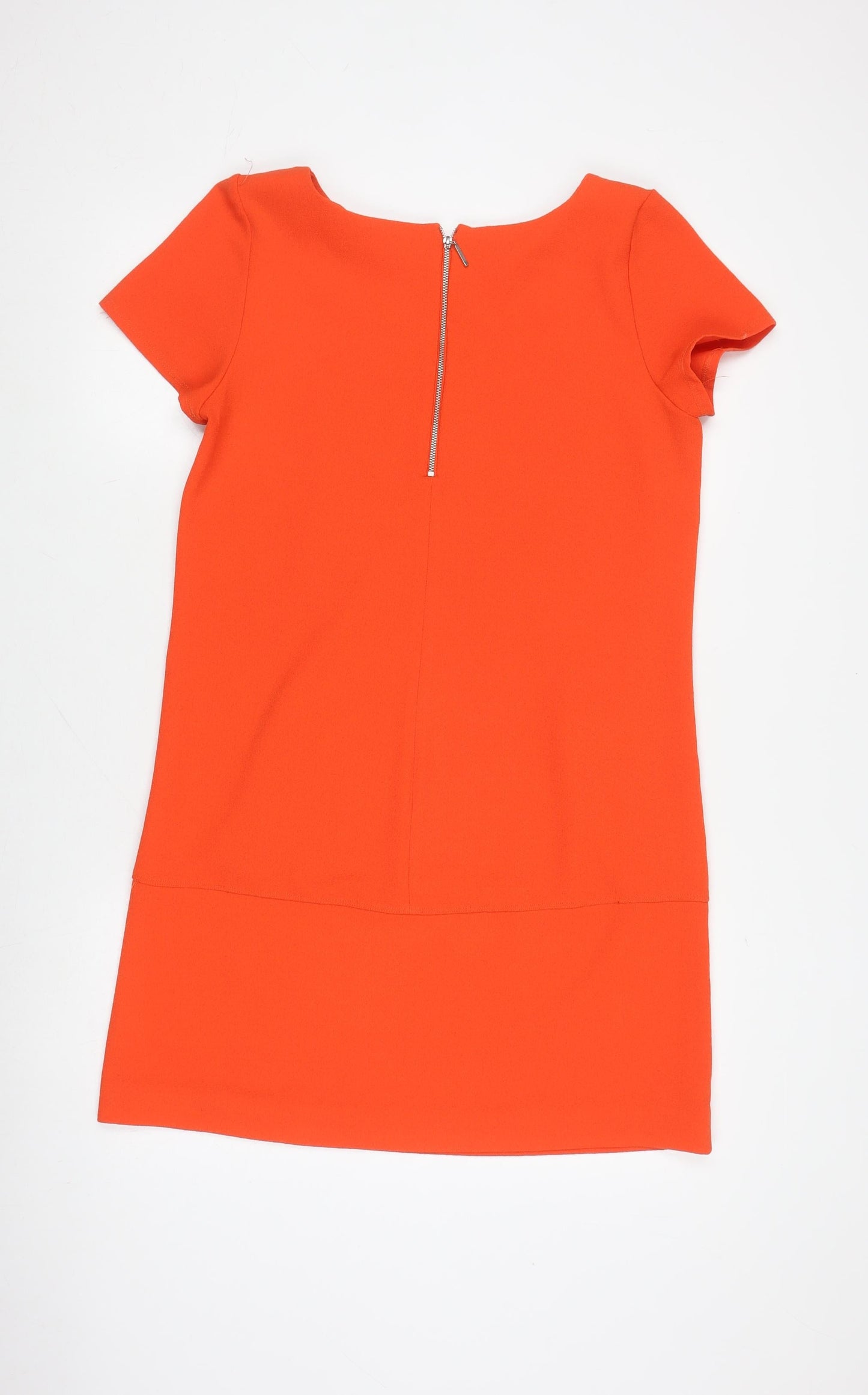 Wallis Women's Orange Shift Dress, Size 12, Casual Summer