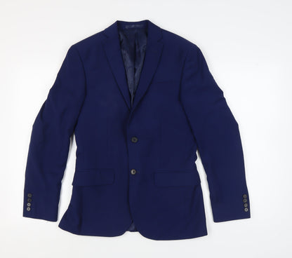 Scott & Taylor Men's Blue Blazer - 36 Regular Fit