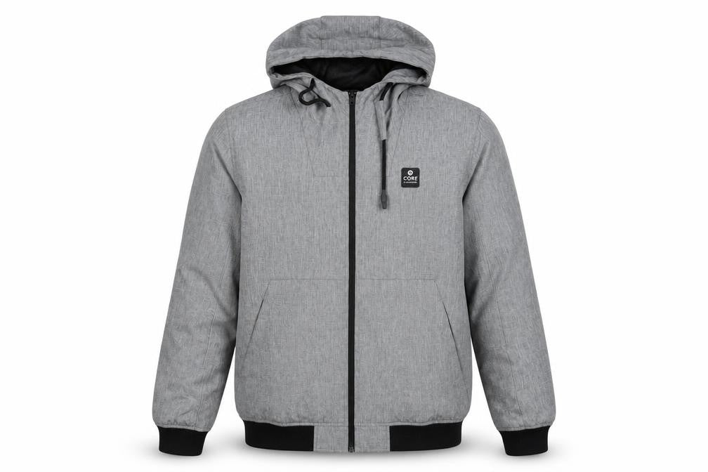 Jack & Jones Men's Grey Hooded Jacket, Size S