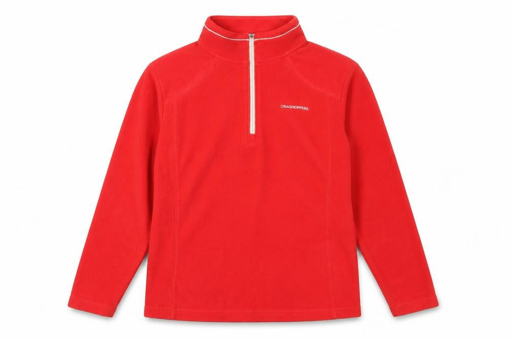 Craghoppers Women’s Red 1/4 Zip Fleece Sweatshirt UK 14